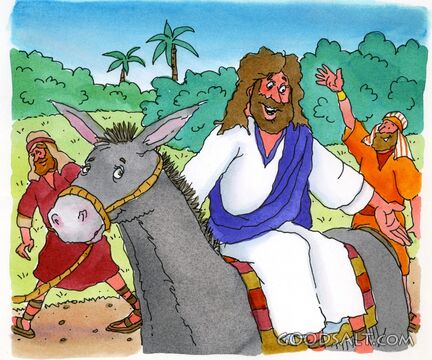 Jesus Rides Into Jerusalem