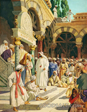 Jesus Teaches Daily in the Temple