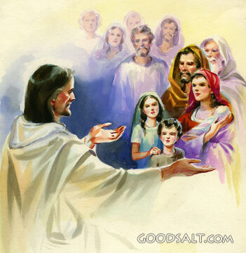 Jesus Teaches the People