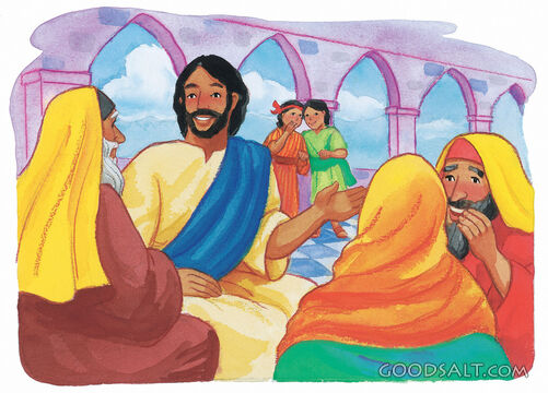 Jesus Teaches the People