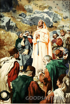 Jesus Teaching Disciples to Pray