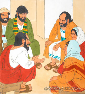 Jesus Teaching People