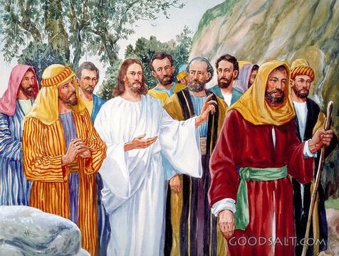 Jesus With His Disciples