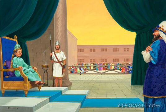 Joash - the Boy King - the Throne