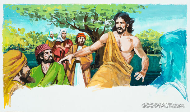 John the Baptist Speaks With His Followers