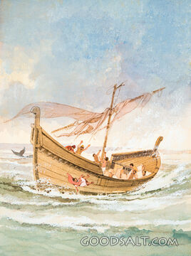 Jonah Is Thrown Overboard.