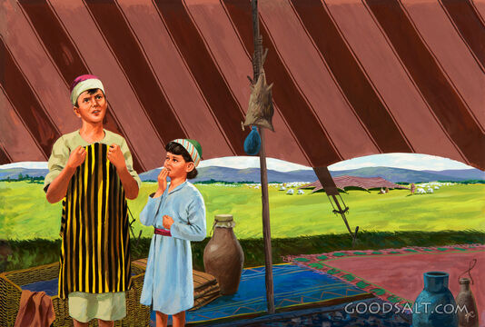 Joseph and Benjamin - the Coat Is Too Small