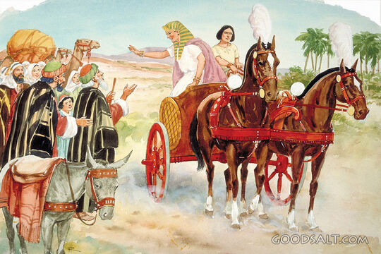 Joseph and Jacob Reunite