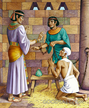 Joseph in Prison With Baker and Steward
