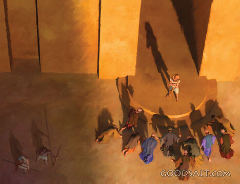 Joseph's Brothers Bow to Him in Egypt