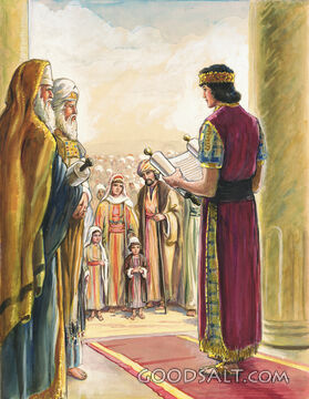Josiah Reading the Scroll