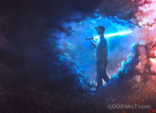 Light through darkness