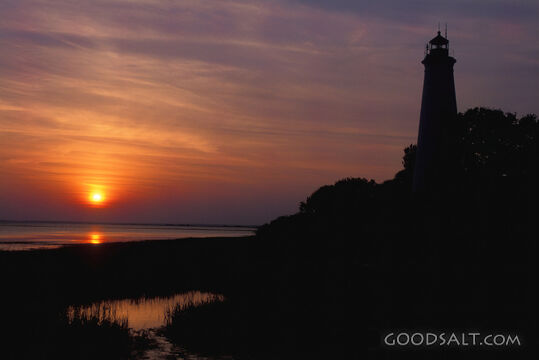 Lighthouse at Sunset