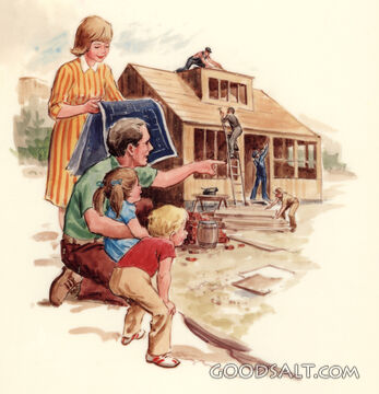 Lots of Friends to Build Our House