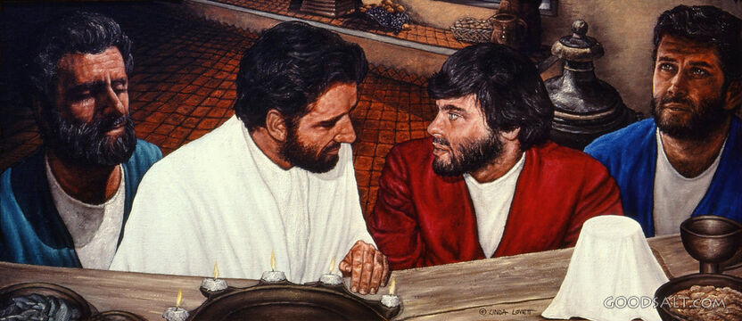 \"Love One Another\" Last Supper