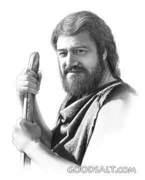 Man and His Staff