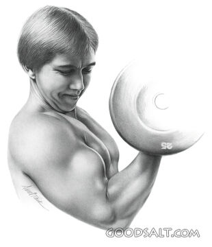 Man Lifting Weights