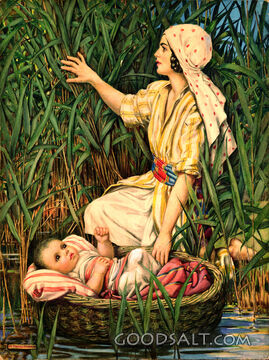 Miriam and Baby Moses