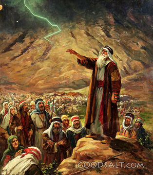 Moses at Mount Sinai