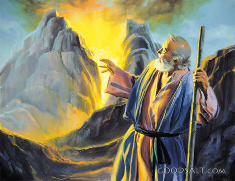 Moses at Mount Sinai