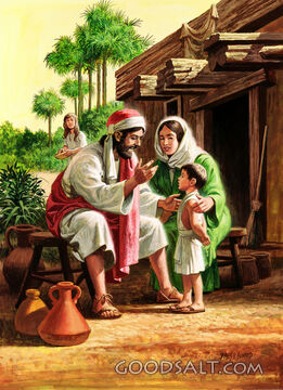 Moses Learns From Amram and Jochebed