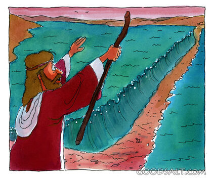 Moses Parts the Sea