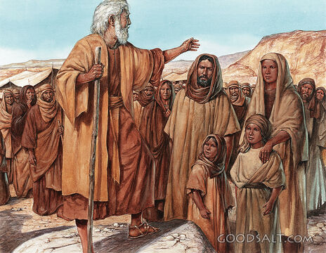 Moses Teaches the People