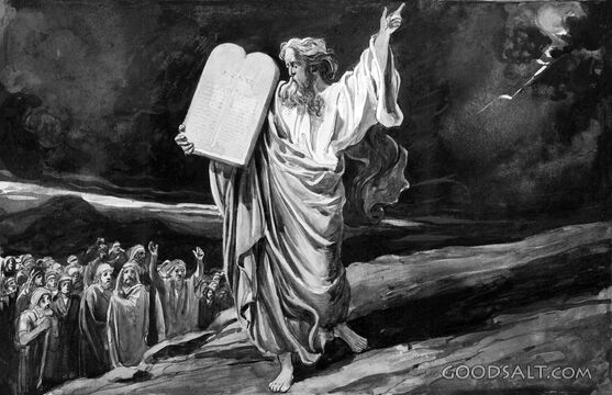 Moses With the Ten Commandments