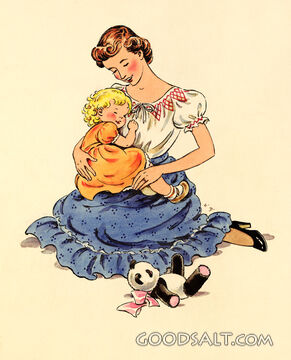 Mother Singing to Child