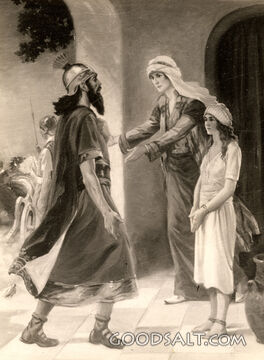 Naaman and the Captive Maid