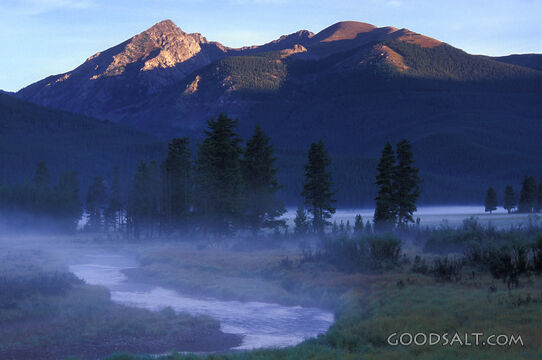 Nisty River and Mountain