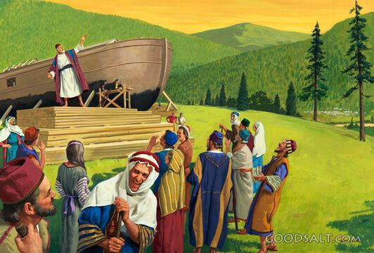 Noah Preaching to the People