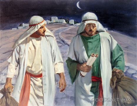 Paul and Silas Leaving Thessalonica