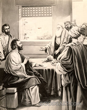 Paul Collects the Offering