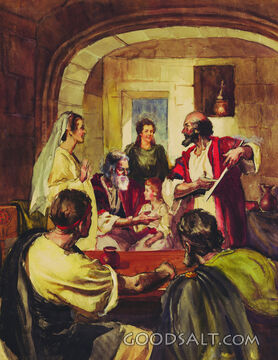 Paul Discussing Church Events