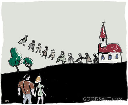 People Ascending to Heaven