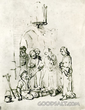 Peter and John at the Beautiful Gate