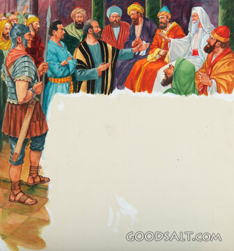 Peter and John Make Their Case Before the Priests and Rulers