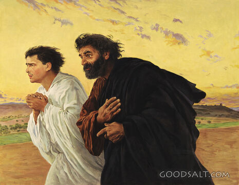Peter and John Run to the Tomb