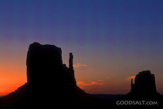 Red Rock Formation at Sunset