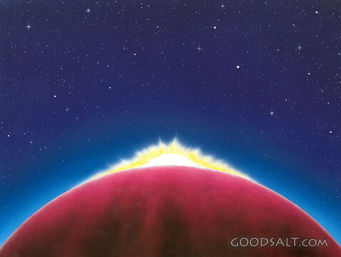 Rising Sun over Red Planet