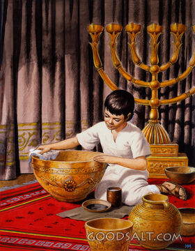 Samuel Helping in the Temple