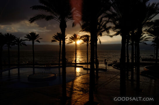 Sea of Galilee Sunrise From Tiberias