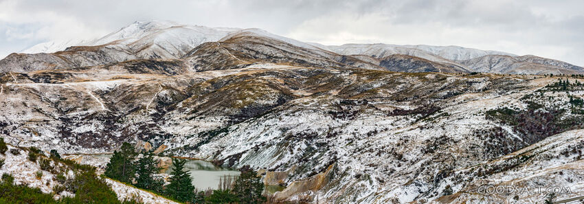 Spectacular alpine country with heavy snow and a variety of features.