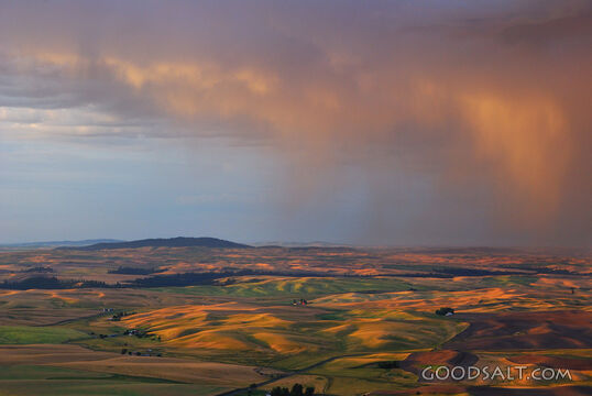 Sunrise Storm Clouds over the Palouse