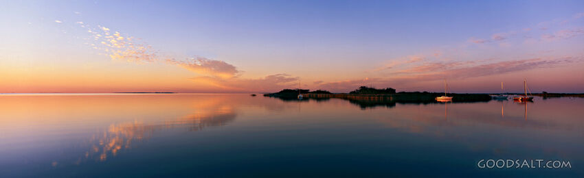 Sunrise With Sailboats