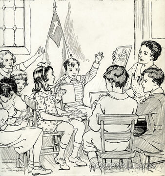 Teacher and Students