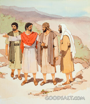 Teaching His Disciples