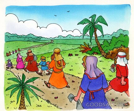 The Israelites Marching to Jericho