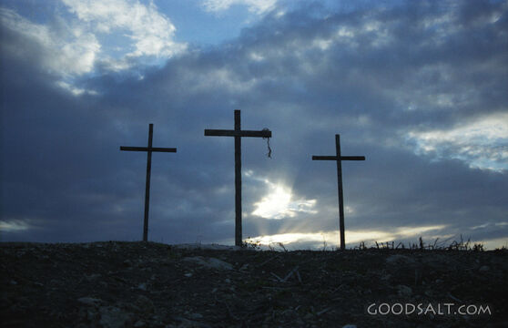 Three Crosses on Calvary